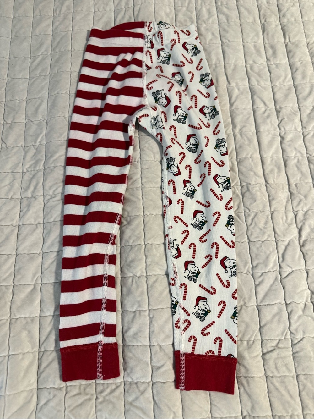 Hanna Andersson Holiday Stripe and Candy Cane Pajama Bottoms